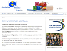Tablet Screenshot of europaschule-nordhorn.de